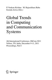 Cover of: Global Trends in Computing and Communication Systems | P. Venkata Krishna