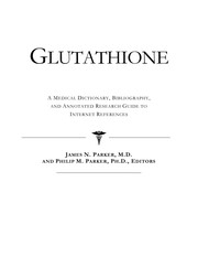 Cover of: Glutathione | Philip M. Parker