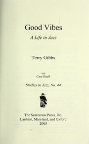Cover of: Good vibes by Terry Gibbs