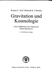 Cover of: Gravitation und Kosmologie by Roman Ulrich Sexl