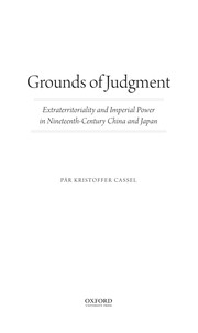 Cover of: Grounds of judgment by Pär Kristoffer Cassel