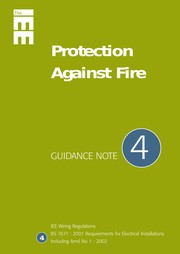 Cover of: Protection against fire | 