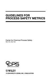 Cover of: Guidelines for process safety metrics | 
