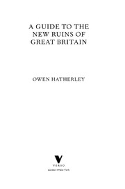 Cover of: Guide to the new ruins of Great Britain