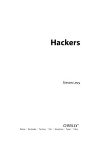 Cover of: Hackers by Steven Levy