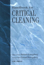 Handbook for critical cleaning by Barbara Kanegsberg