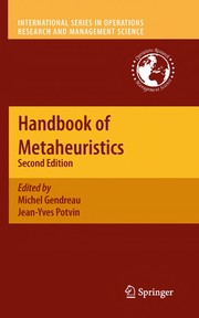 Cover of: Handbook of Metaheuristics | Michel Gendreau