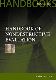Cover of: Handbook of Nondestructive Evaluation | 