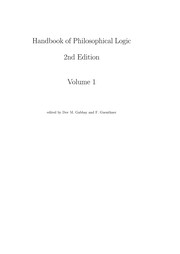 Cover of: Handbook of philosophical logic by edited by D.M. Gabbay and F. Guenthner.