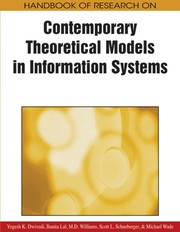 Cover of: Handbook of research on contemporary theoretical models in information systems | 