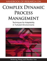 Cover of: Handbook of research on complex dynamic process management | 
