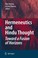 Cover of: Hermeneutics and Hindu thought