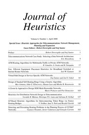 Cover of: Heuristic approaches for telecommunications network management, planning, and expansion | 