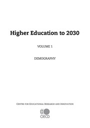 Cover of: Higher education to 2030 | 