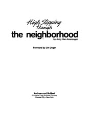 Cover of: High stepping through The neighborhood | Jerry Van Amerongen