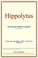 Cover of: Hippolytus