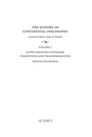 Cover of: The history of continental philosophy