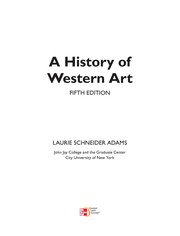 Cover of: A history of western art | Laurie Adams