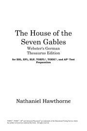 Cover of: The house of seven gables | Nathaniel Hawthorne