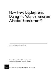 Cover of: How have deployments during the war on terrorism affected reenlistment? by James R. Hosek