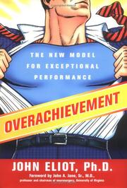 Cover of: Overachievement: The New Model for Exceptional Performance