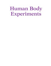 Cover of: Human body experiments by Pam Walker