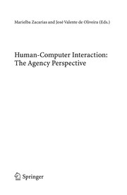 Cover of: Human-Computer Interaction: The Agency Perspective | Marielba Zacarias