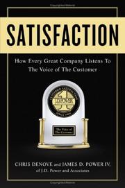 Cover of: Satisfaction by Chris Denove