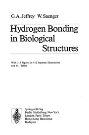 Cover of: Hydrogen bonding in biological structures