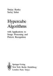 Cover of: Hypercube Algorithms: with Applications to Image Processing and Pattern Recognition