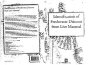 Identification of freshwater diatoms from live material by Eileen J. Cox