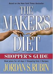 Cover of: The Maker's Diet by Jordan Rubin