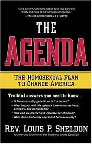 The Agenda by Louis P. Sheldon