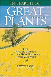 Cover of: In Search of Great Plants | Betty Earl