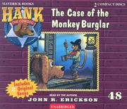 Cover of: The Case of the Monkey Burglar (Hank the Cowdog) by Jean Little
