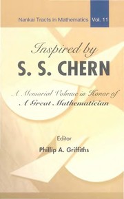 Cover of: Inspired by S.S. Chern | 