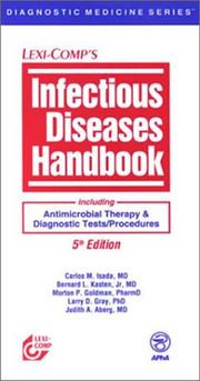 Cover of: Infectious Diseases Handbook | Bernard L. Kasten