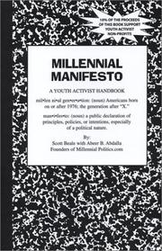 Cover of: Millennial Manifesto by Scott Beale