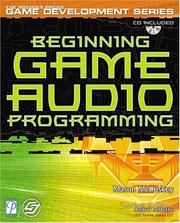 Cover of: Beginning Game Audio Programming