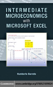 Cover of: Intermediate Microeconomics with Microsoft Excel | 