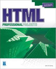 Cover of: HTML Professional Projects