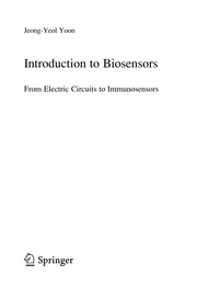 Cover of: Introduction to Biosensors | Jeong-Yeol Yoon