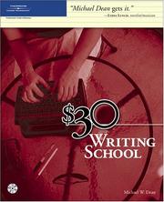 Book cover: $30 writing school | Michael W. Dean