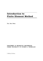 Cover of: Introduction to finite and spectral element methods using MATLAB | C. Pozrikidis