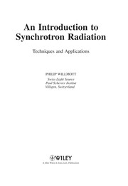 Cover of: An introduction to synchrotron radiation | Phil Willmott