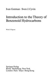 Cover of: Introduction to the Theory of Benzenoid Hydrocarbons | Ivan Gutman
