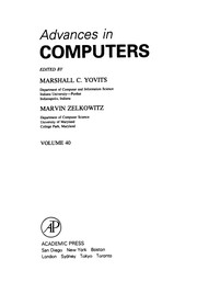 Advances in computers by Marshall C. Yovits, Marvin Zelkowitz