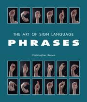 Cover of: The art of sign language