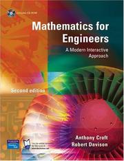 Cover of: Mathematics For Engineers by Tony Croft, Robert Davison