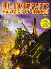 Cover of: H.P. Lovecraft's Magazine of Horror 1